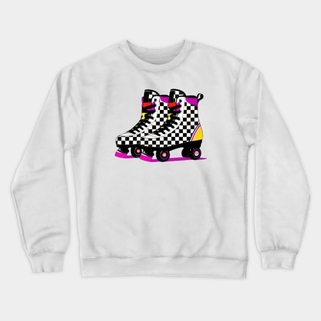 Checkered Past Crewneck Sweatshirt by L'Appel du Vide Designs by Danielle Canonico